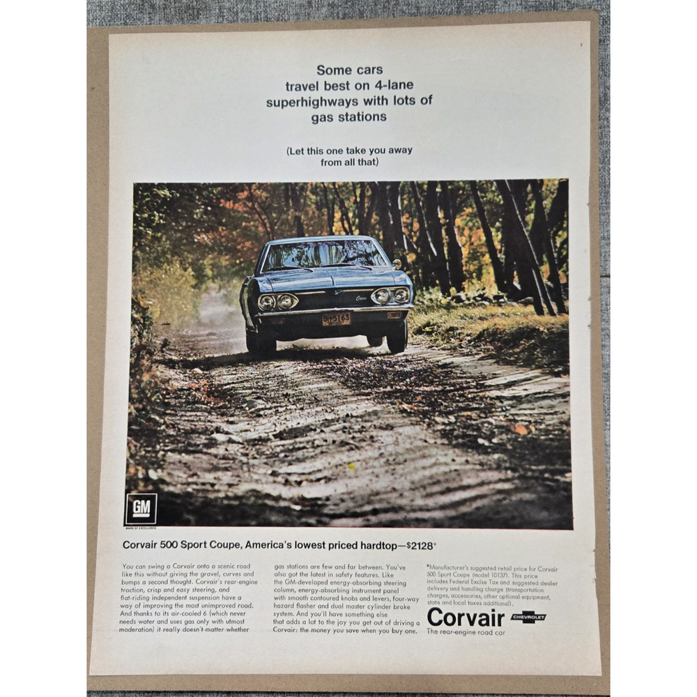 Chevy II Vintage Print Advertisement from 1966 Saturday Evening Post